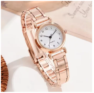 Luxurious Quartz Watch Featuring Stainless Steel Band - Image 8