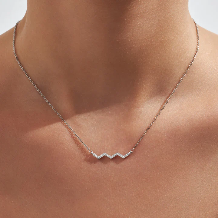 Silver Highs & Lows Necklace - Image 4