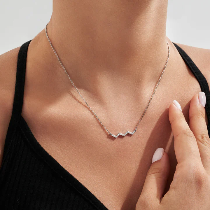 Silver Highs & Lows Necklace - Image 5